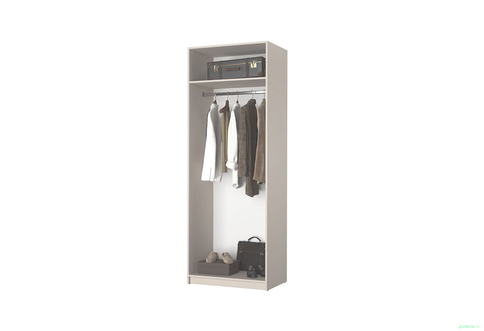 Шкаф Мебель Стар Оскар 2-дверный 80 см Дуб ристрето - Изображение 5 Изображение 5 - Шкаф Мебель Стар Оскар 2-дверный 80 см Дуб ристрето