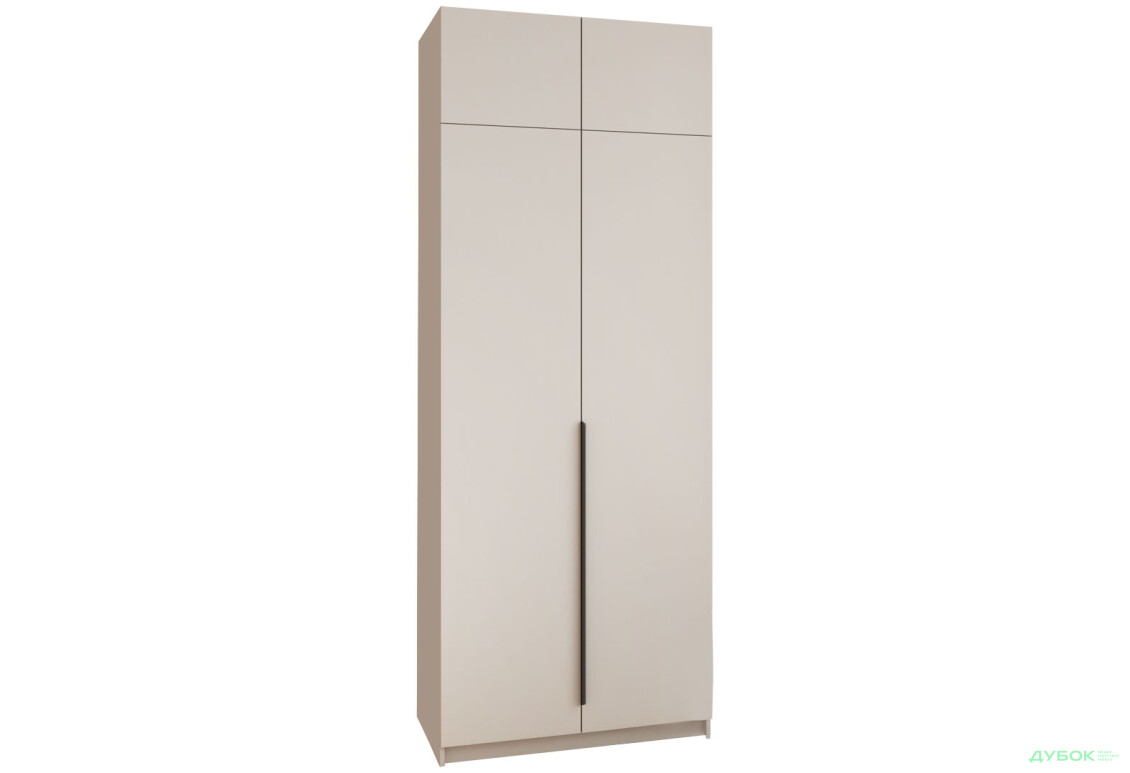 Шафа MebelStar Оскар 2-дверна з антресоллю 100 см Кашемір - Зображення 3 Зображення 3 - Шафа MebelStar Оскар 2-дверна з антресоллю 100 см Кашемір