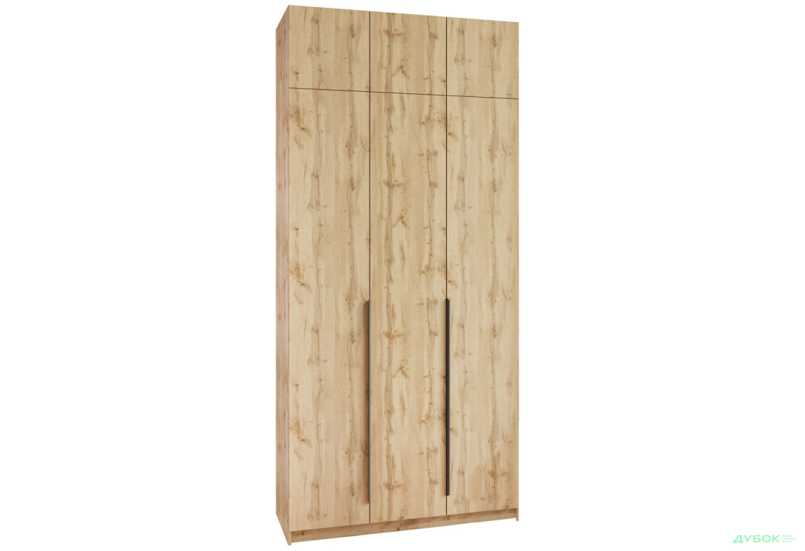 Шкаф Мебель Стар Оскар 3-дверный с антресолью 120 см Дуб тахо - Изображение 3 Изображение 3 - Шкаф Мебель Стар Оскар 3-дверный с антресолью 120 см Дуб тахо