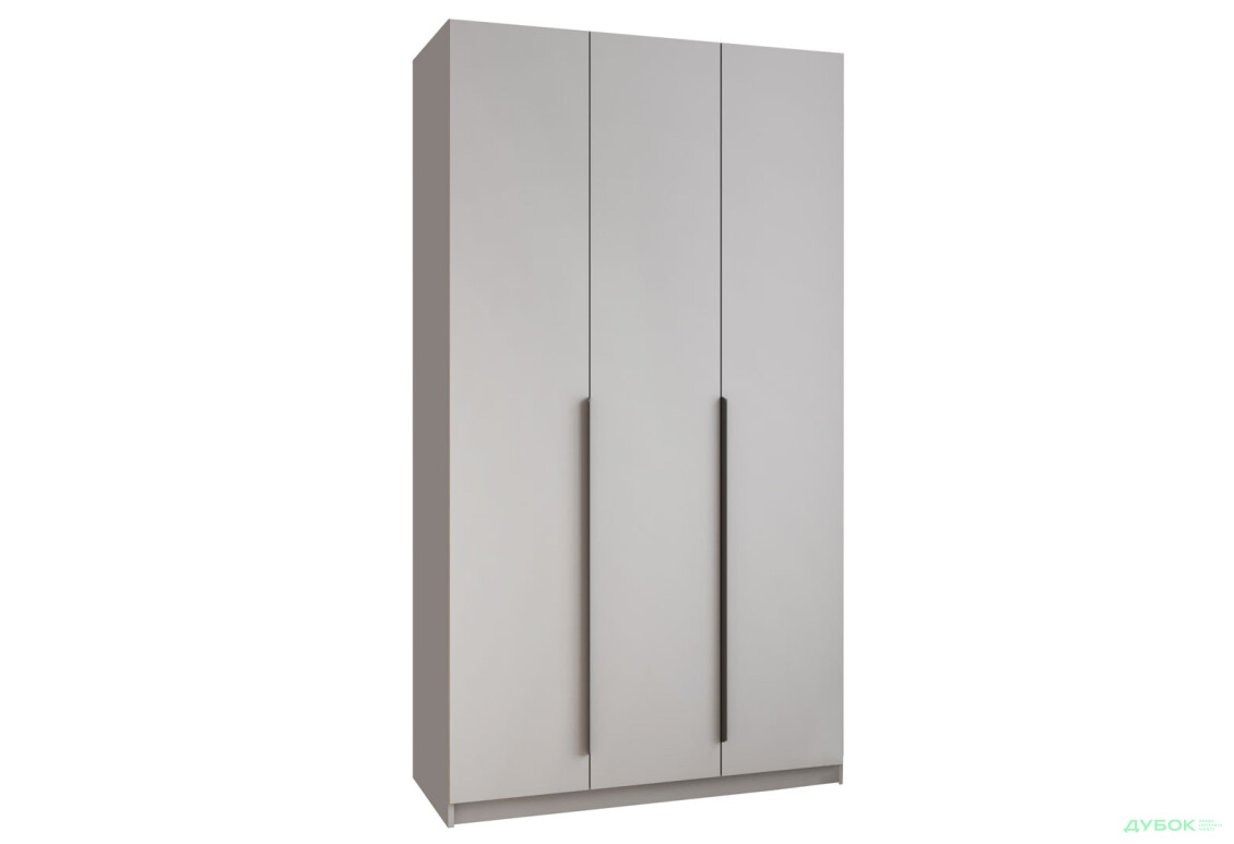 Шафа MebelStar Оскар 3-дверна з шухлядами 120 см Сіра мишка - Зображення 3 Зображення 3 - Шафа MebelStar Оскар 3-дверна з шухлядами 120 см Сіра мишка