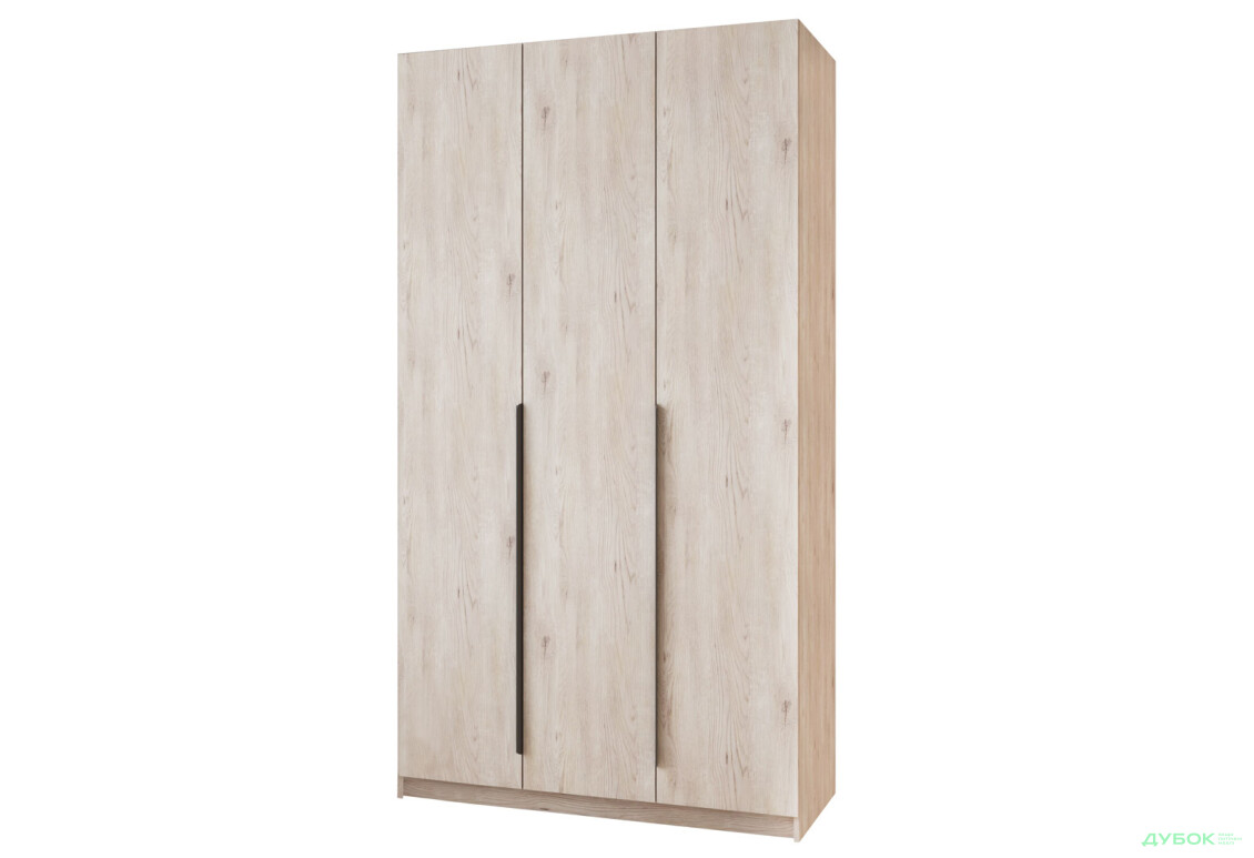 Шкаф Мебель Стар Оскар 3-дверный с ящиками 120 см Аляска серая - Изображение 1 Изображение 1 - Шкаф Мебель Стар Оскар 3-дверный с ящиками 120 см Аляска серая