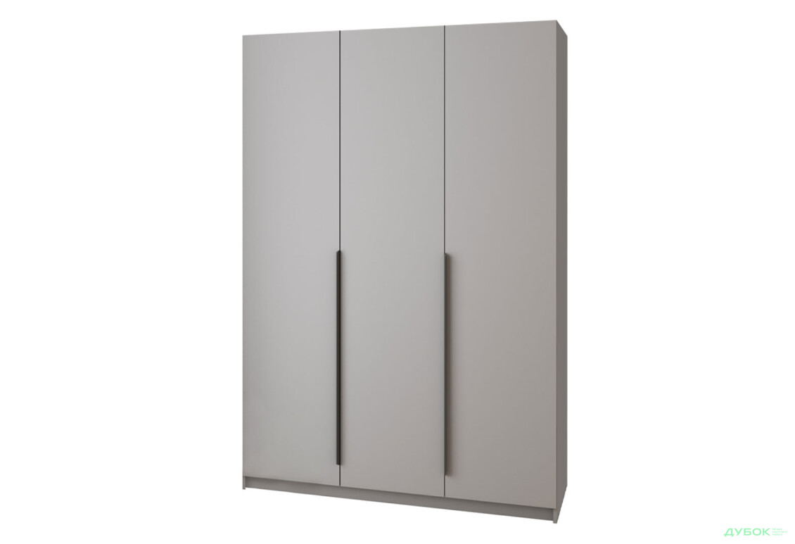 Шафа MebelStar Оскар 3-дверна з шухлядами 150 см Сіра мишка - Зображення 1 Зображення 1 - Шафа MebelStar Оскар 3-дверна з шухлядами 150 см Сіра мишка