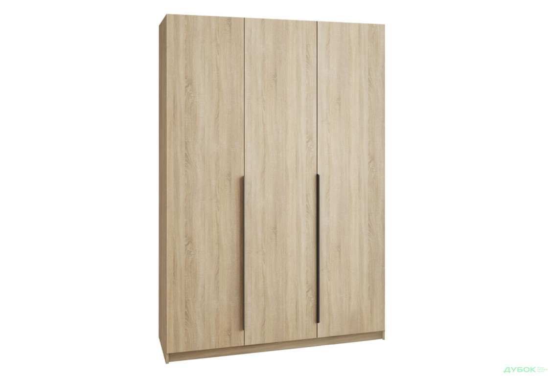 Шафа MebelStar Оскар 3-дверна з шухлядами 150 см Дуб сонома - Зображення 3 Зображення 3 - Шафа MebelStar Оскар 3-дверна з шухлядами 150 см Дуб сонома