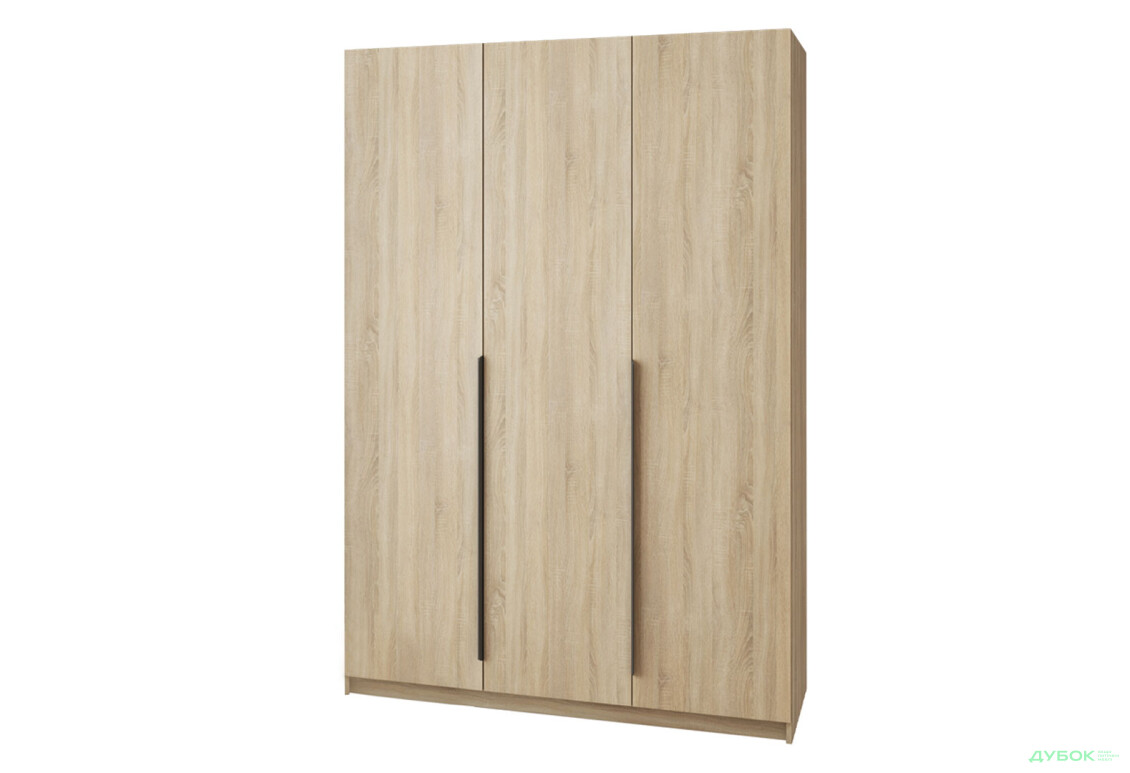 Шафа MebelStar Оскар 3-дверна з шухлядами 150 см Дуб сонома - Зображення 1 Зображення 1 - Шафа MebelStar Оскар 3-дверна з шухлядами 150 см Дуб сонома