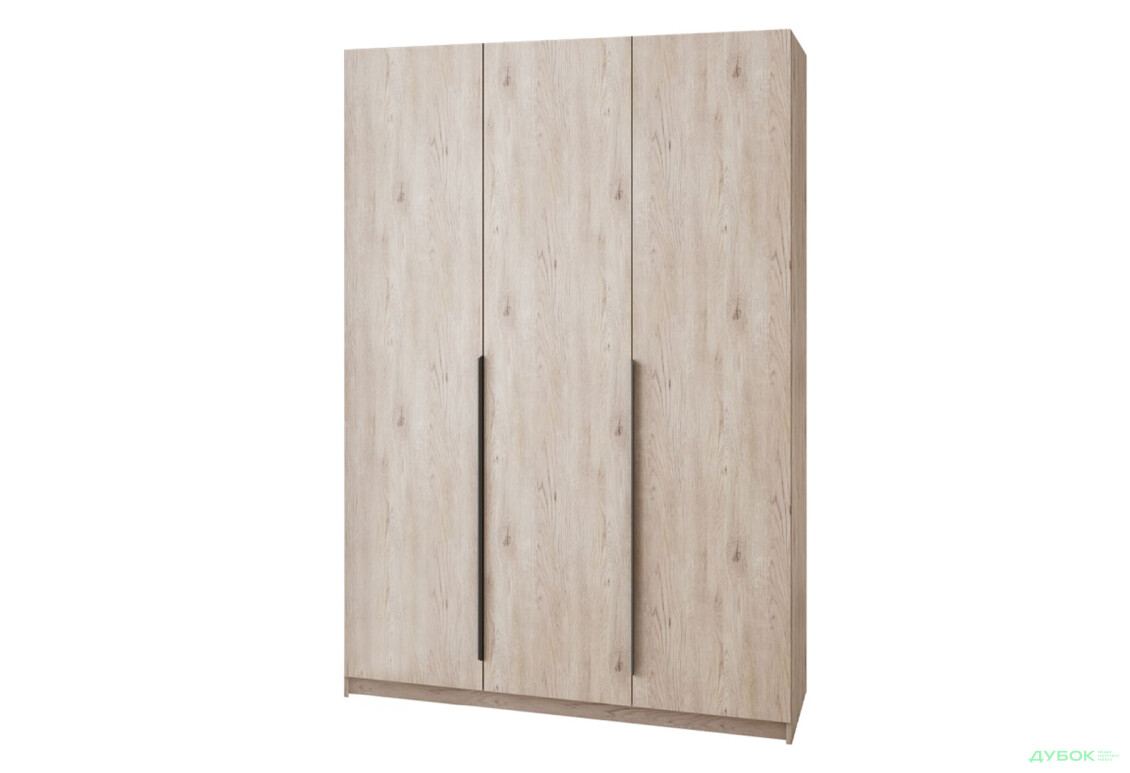 Шафа MebelStar Оскар 3-дверна з шухлядами 150 см Аляска сіра - Зображення 1 Зображення 1 - Шафа MebelStar Оскар 3-дверна з шухлядами 150 см Аляска сіра