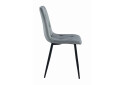 Зображення 3 - Стілець Kredens furniture Libra / Лібра світло-сірий оксамит / ніжки чорні