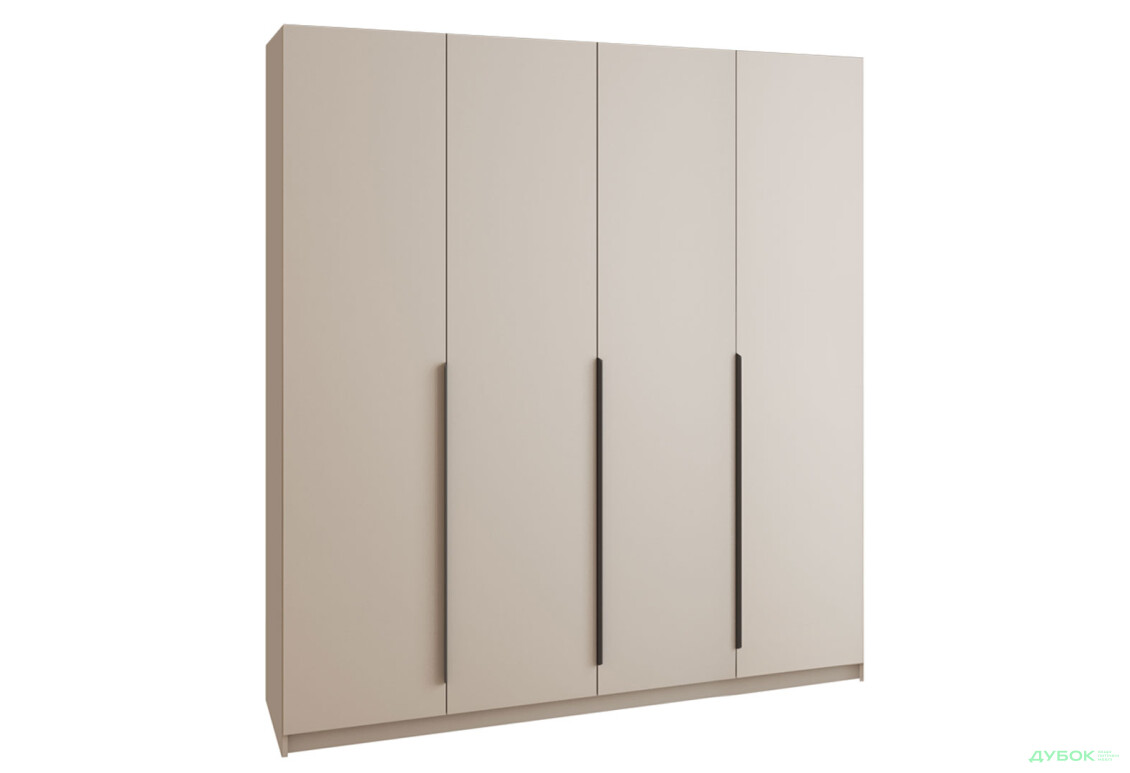 Шафа MebelStar Оскар 4-дверна з шухлядами 200 см Кашемір - Зображення 3 Зображення 3 - Шафа MebelStar Оскар 4-дверна з шухлядами 200 см Кашемір