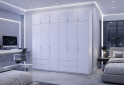 Зображення 2 - Шафа Doros Лукас 6-дверна з антресоллю 240 см, білий