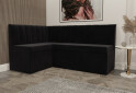 Зображення 4 - Кухонний куточок Kredens furniture Чикаго з нішею 165 см, чорний (London 17)