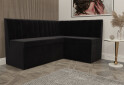 Зображення 2 - Кухонний куточок Kredens furniture Чикаго з нішею 165 см, чорний (London 17)