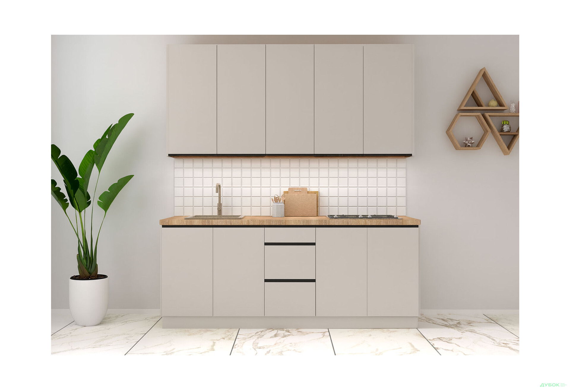 Зображення 1 - Кухня Світ меблів Тіна 200 см сатин