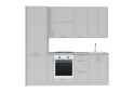 Кухня MiroMark Вінтаж / Vintage 240 см сірий RAL 7047 - Зображення 2 Зображення 2 - Кухня MiroMark Вінтаж / Vintage 240 см сірий RAL 7047