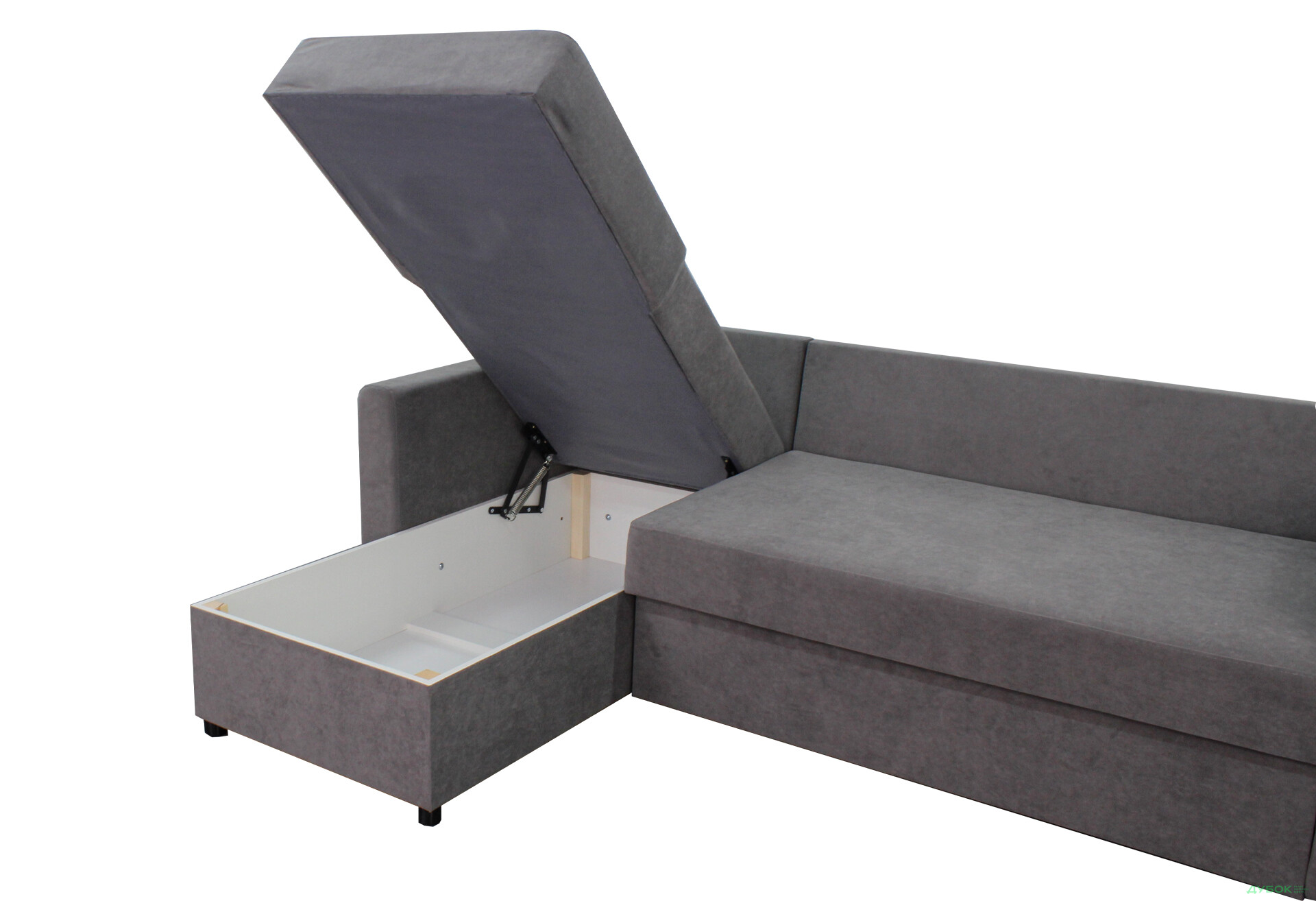 Мягкий уголок Элегант Бенефит 78 230x156 см серый - Изображение 4 Изображение 4 - Мягкий уголок Элегант Бенефит 78 230x156 см серый