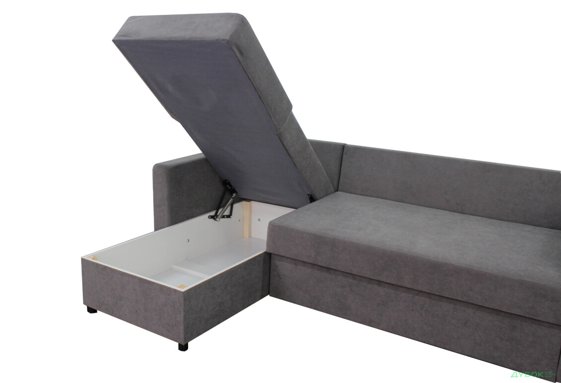 Мягкий уголок Элегант Бенефит 78 230x156 см серый - Изображение 4 Изображение 4 - Мягкий уголок Элегант Бенефит 78 230x156 см серый