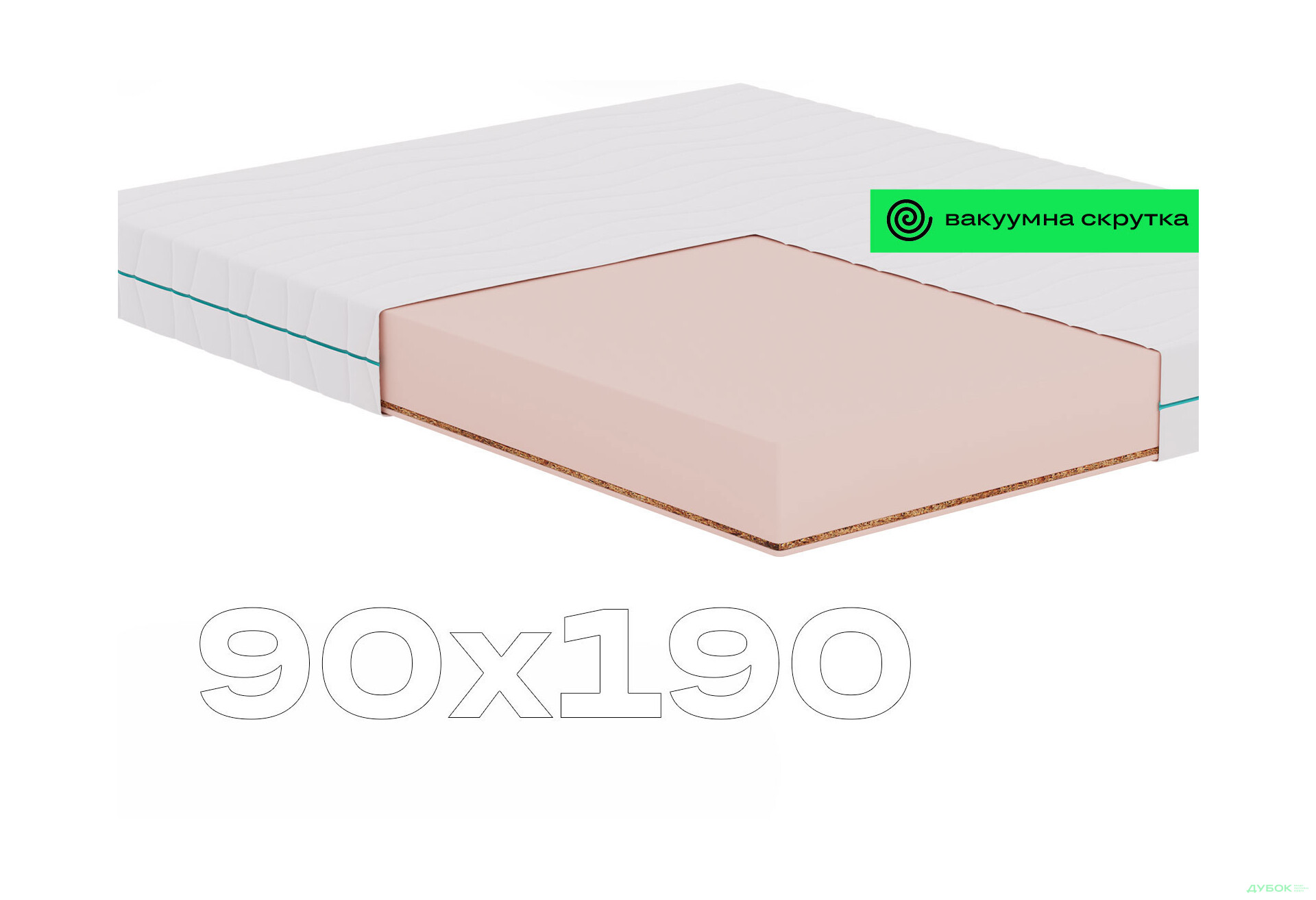 Матрац VitalCo / ВайталКо 90х190 вакуумна скрутка Sleep Zone - Зображення 1 Зображення 1 - Матрац VitalCo / ВайталКо 90х190 вакуумна скрутка Sleep Zone