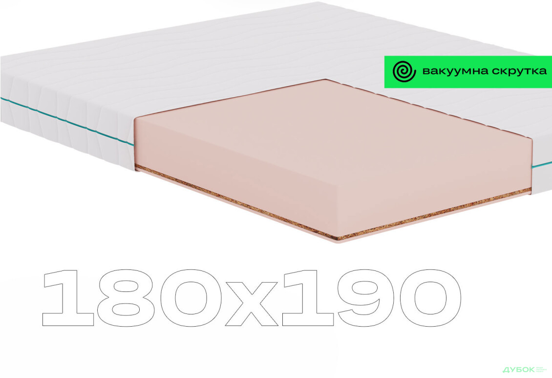 Матрац VitalCo / ВайталКо 180х190 вакуумна скрутка Sleep Zone - Зображення 1 Зображення 1 - Матрац VitalCo / ВайталКо 180х190 вакуумна скрутка Sleep Zone