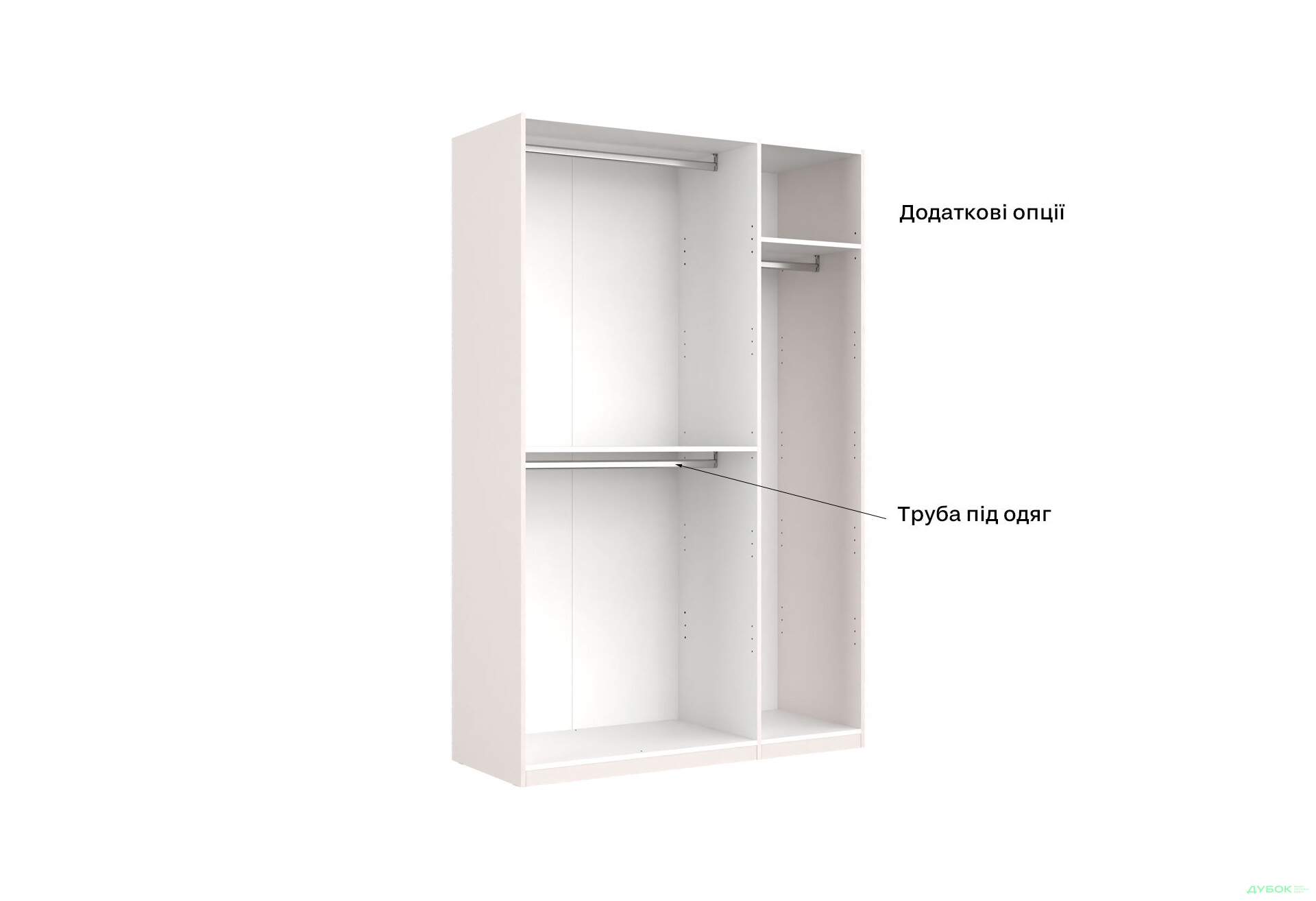 Шафа MiroMark Лілі / Lily 3-дверна із дзеркалом 134 см, глянець кашемір, серія Н - Зображення 17 Зображення 17 - Шафа MiroMark Лілі / Lily 3-дверна із дзеркалом 134 см, глянець кашемір, серія Н