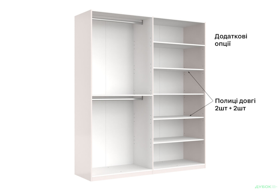 Шкаф МироМарк Лили / Lily 4-дверный 179 см, глянец кашемир, серия Н - Изображение 9 Изображение 9 - Шкаф МироМарк Лили / Lily 4-дверный 179 см, глянец кашемир, серия Н
