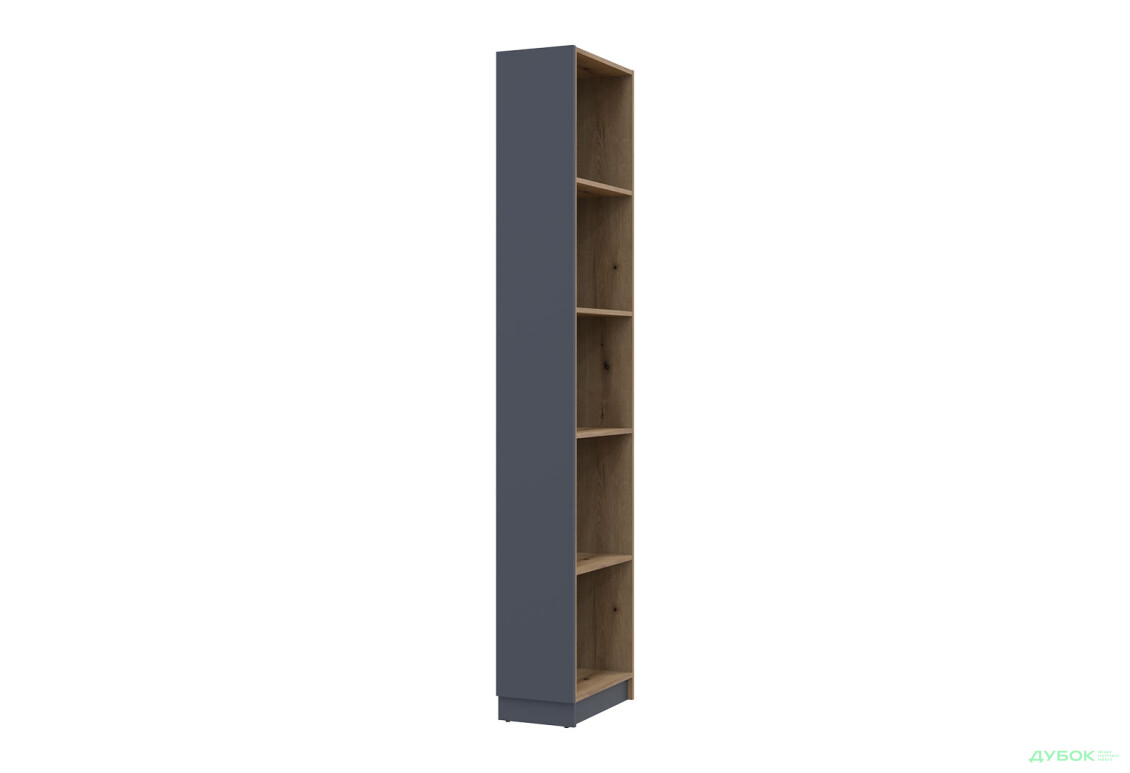 Зображення 3 - Етажерка Doros Дейл 52 см, графіт / дуб евок