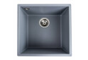 Зображення 5 - Гранітна мийка для кухні Valeso 4040 Ruba матовий Platinum