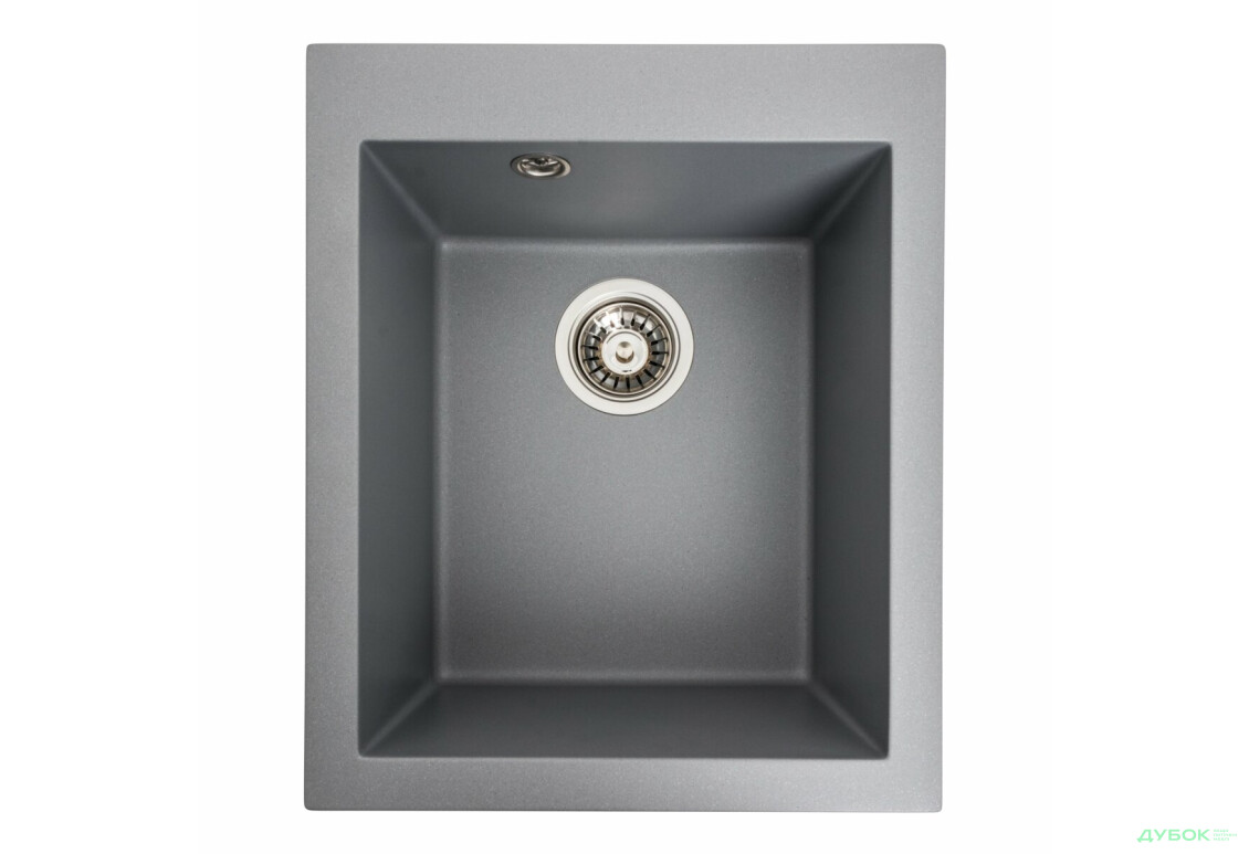 Зображення 7 - Гранітна мийка для кухні Valeso 4150 Sokil матова Platinum