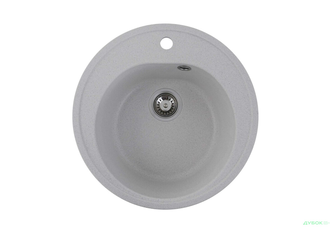 Зображення 5 - Гранітна мийка для кухні Valeso 510 Luna матова Platinum