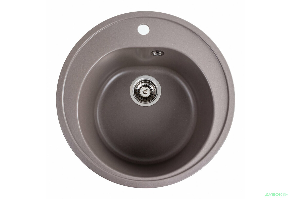 Зображення 21 - Гранітна мийка для кухні Valeso 510 Luna матова Platinum