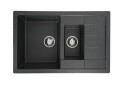 Зображення 1 - Гранітна мийка для кухні Valeso 7850W Toskana матова Platinum