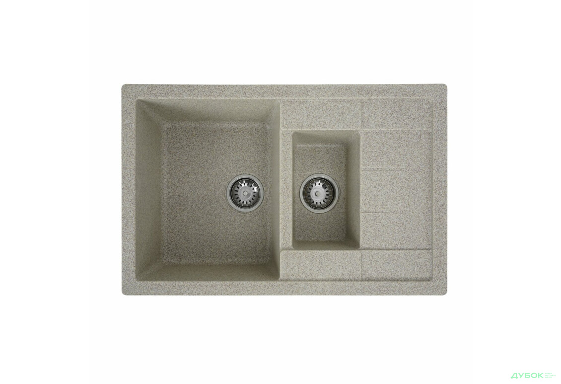 Зображення 6 - Гранітна мийка для кухні Valeso 7850W Toskana матова Platinum