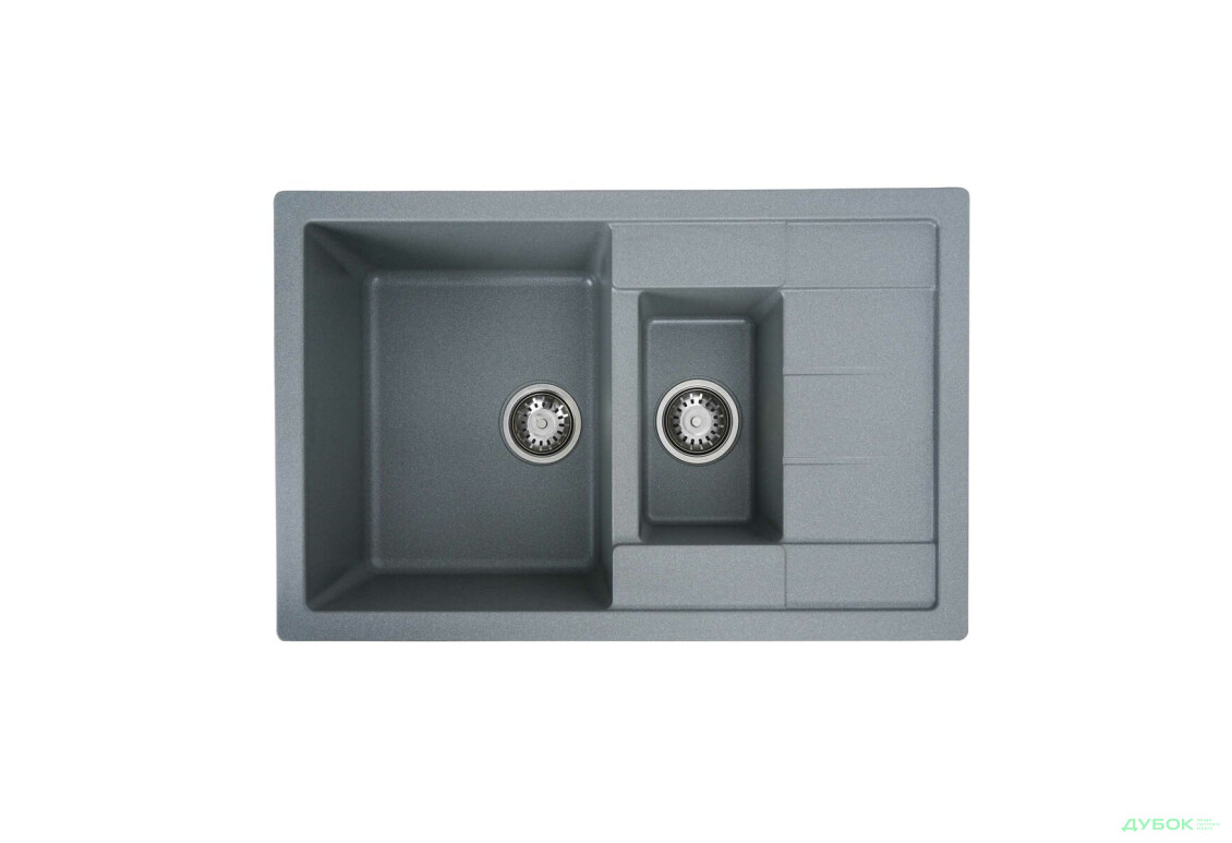 Зображення 10 - Гранітна мийка для кухні Valeso 7850W Toskana матова Platinum