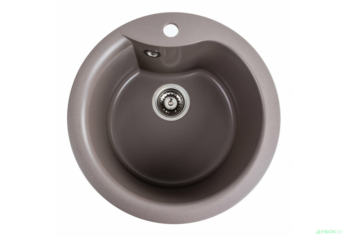 Зображення 5 - Гранітна мийка для кухні Platinum 480 Turas матова Platinum