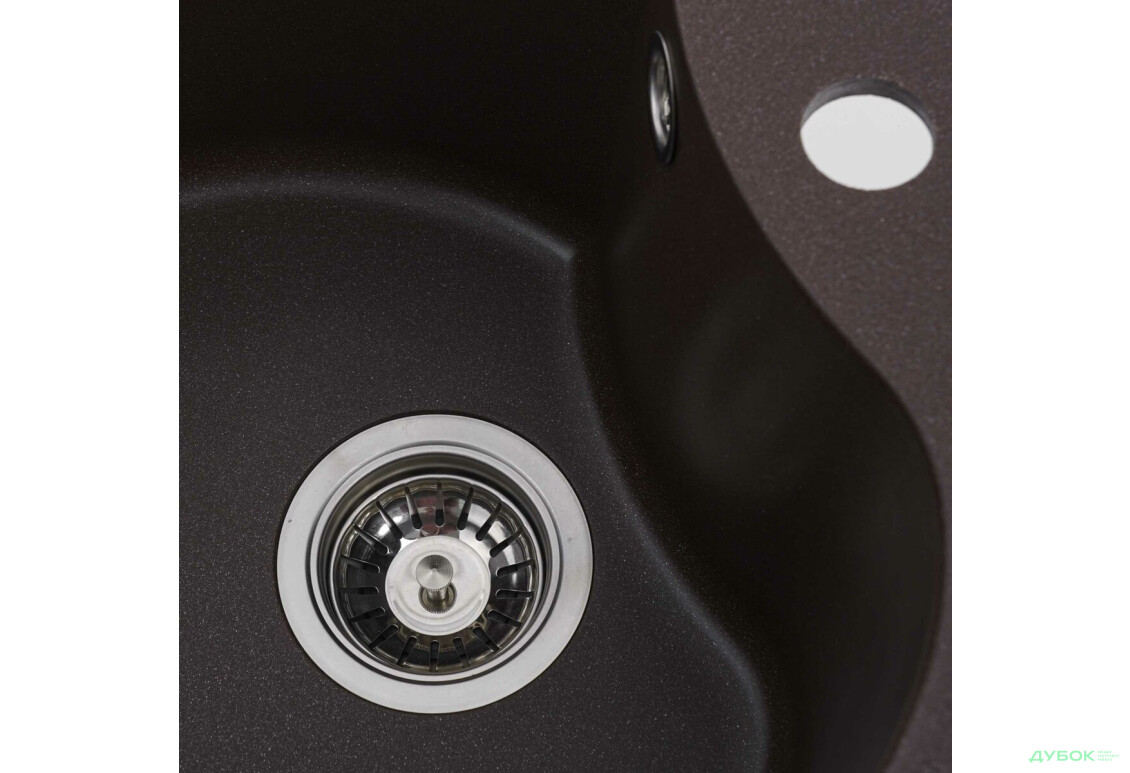 Зображення 2 - Гранітна мийка для кухні Platinum 480 Turas матова Platinum