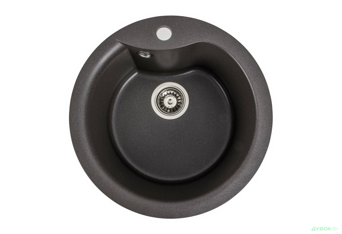 Гранітна мийка для кухні Platinum 480 Turas матова Platinum