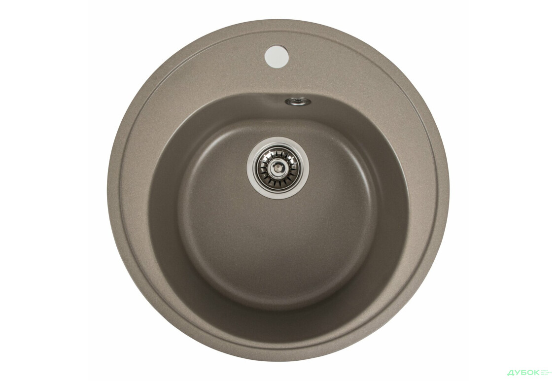 Зображення 9 - Гранітна мийка для кухні Platinum 510 Luna матова Platinum