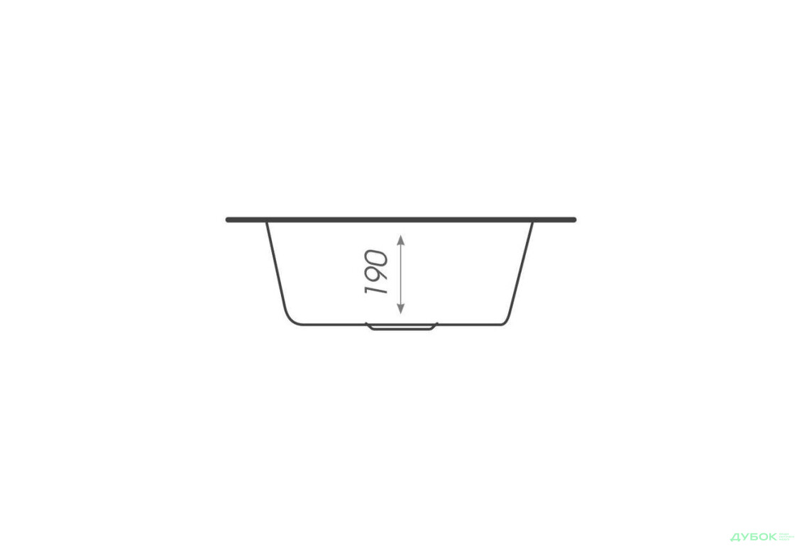 Зображення 14 - Гранітна мийка для кухні Platinum 510 Luna матова Platinum