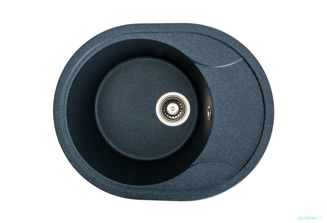 Гранітна мийка для кухні Platinum 5847 Onyx матова Platinum