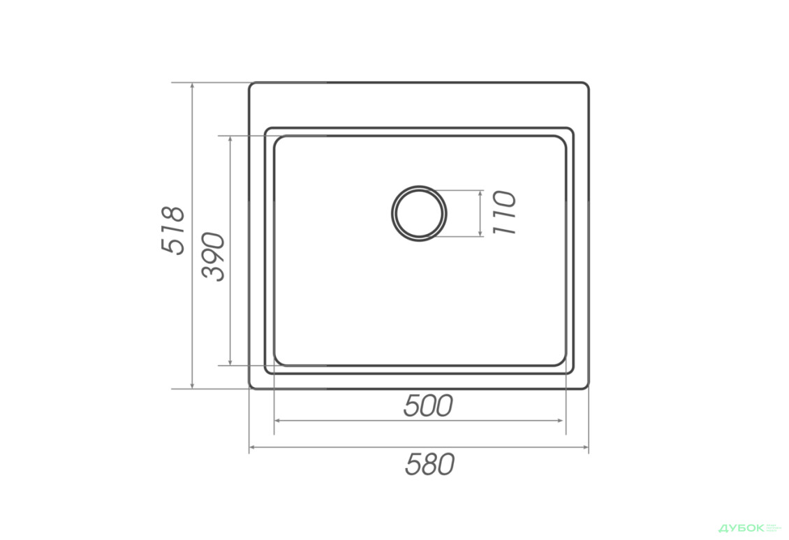Изображение 9 - Гранитная мойка для кухни Platinum 5852 Vesta матовая Платинум
