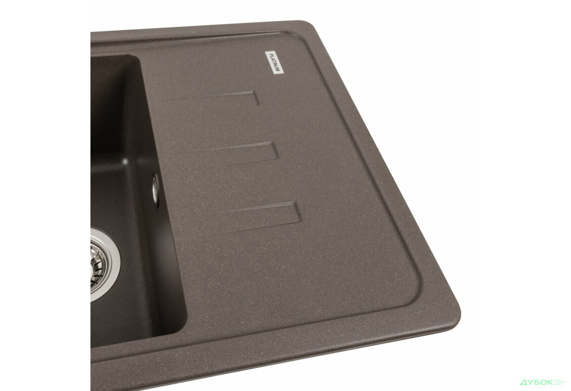 Изображение 8 - Гранитная мойка для кухни Platinum 6243 Liana матовая Платинум