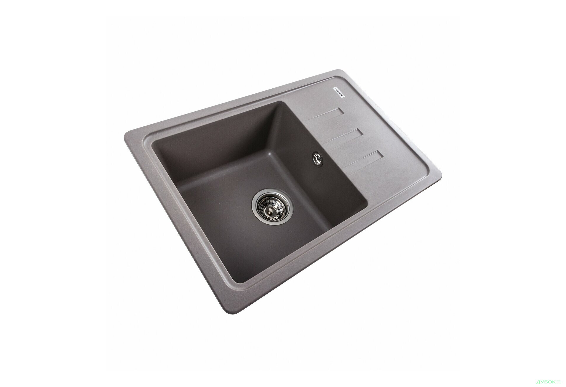 Изображение 3 - Гранитная мойка для кухни Platinum 6243 Liana матовая Платинум