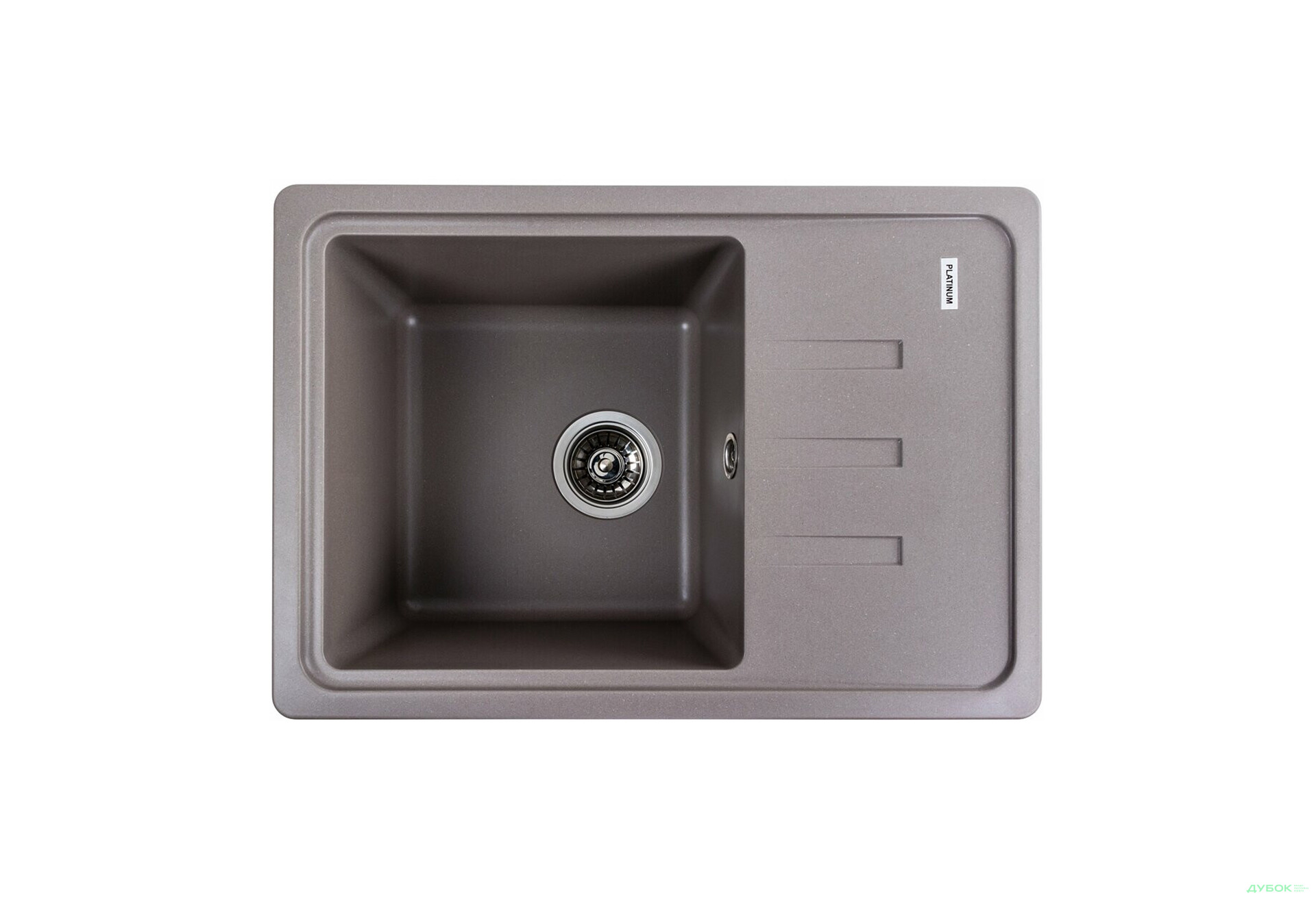 Изображение 1 - Гранитная мойка для кухни Platinum 6243 Liana матовая Платинум