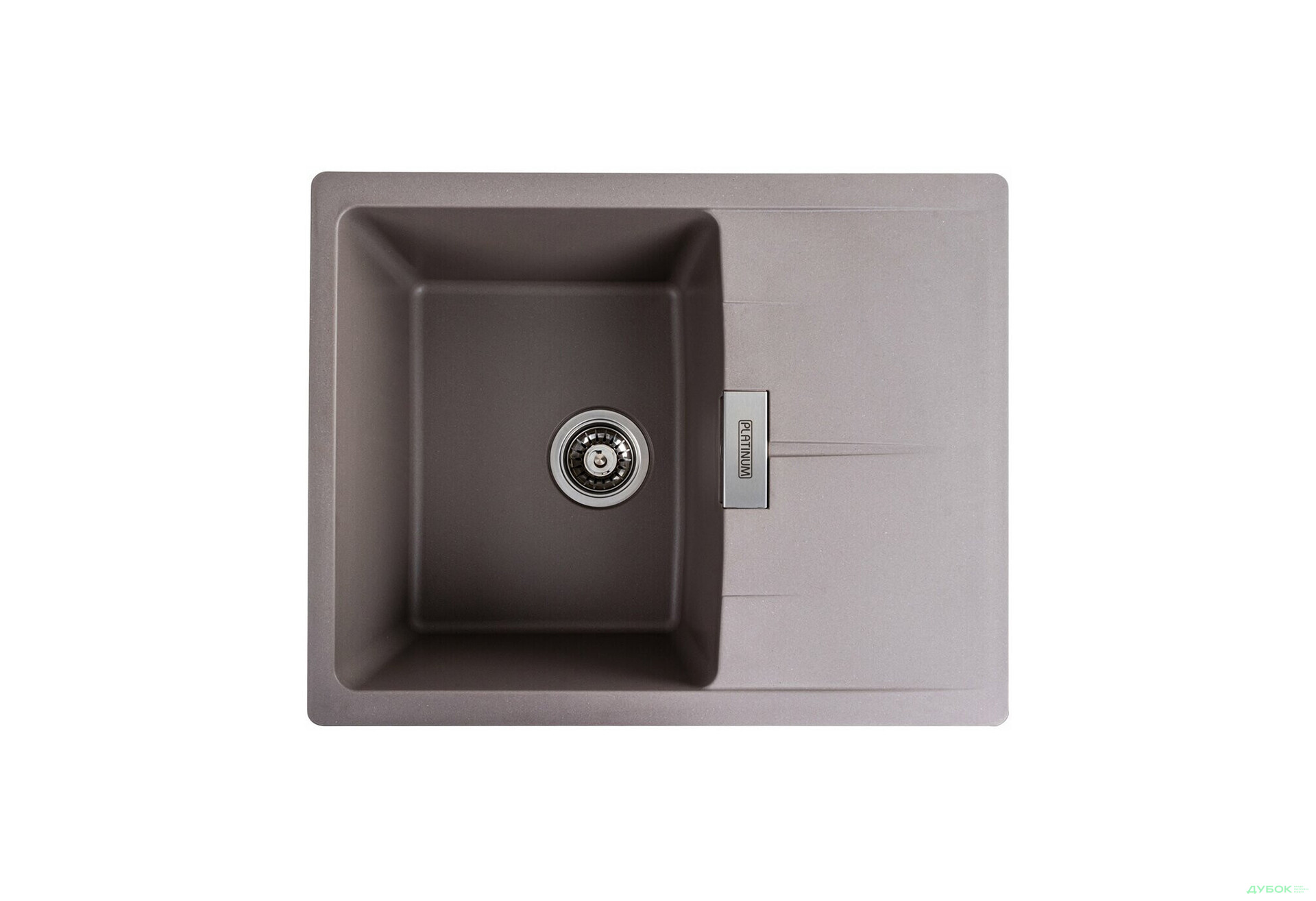 Изображение 1 - Гранитная мойка для кухни Platinum 6250 Zirkone матовая Платинум