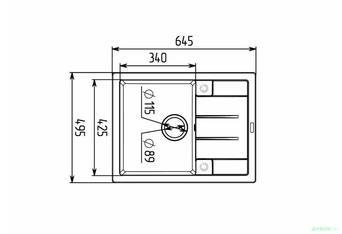 Изображение 12 - Гранитная мойка для кухни Platinum 6550 Intenso матовая Платинум