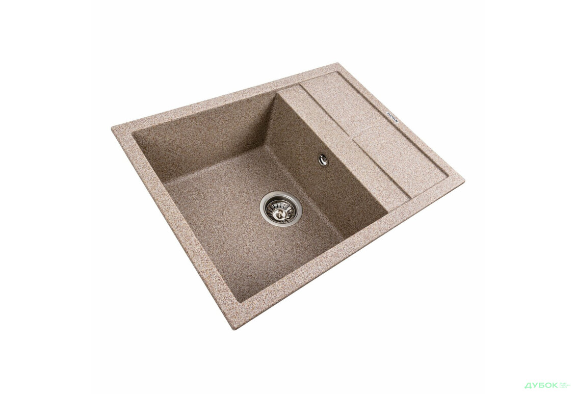 Зображення 3 - Гранітна мийка для кухні Platinum 6550 Lotos матова Platinum