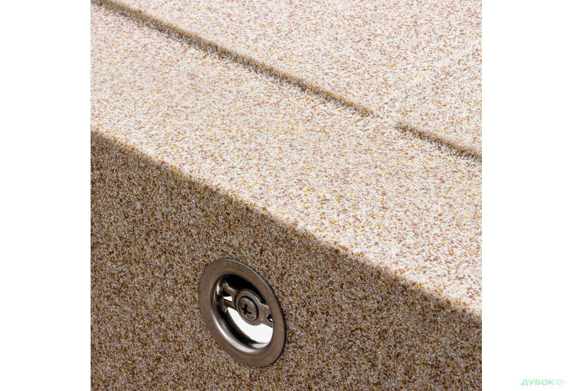 Зображення 4 - Гранітна мийка для кухні Platinum 6550 Lotos матова Platinum