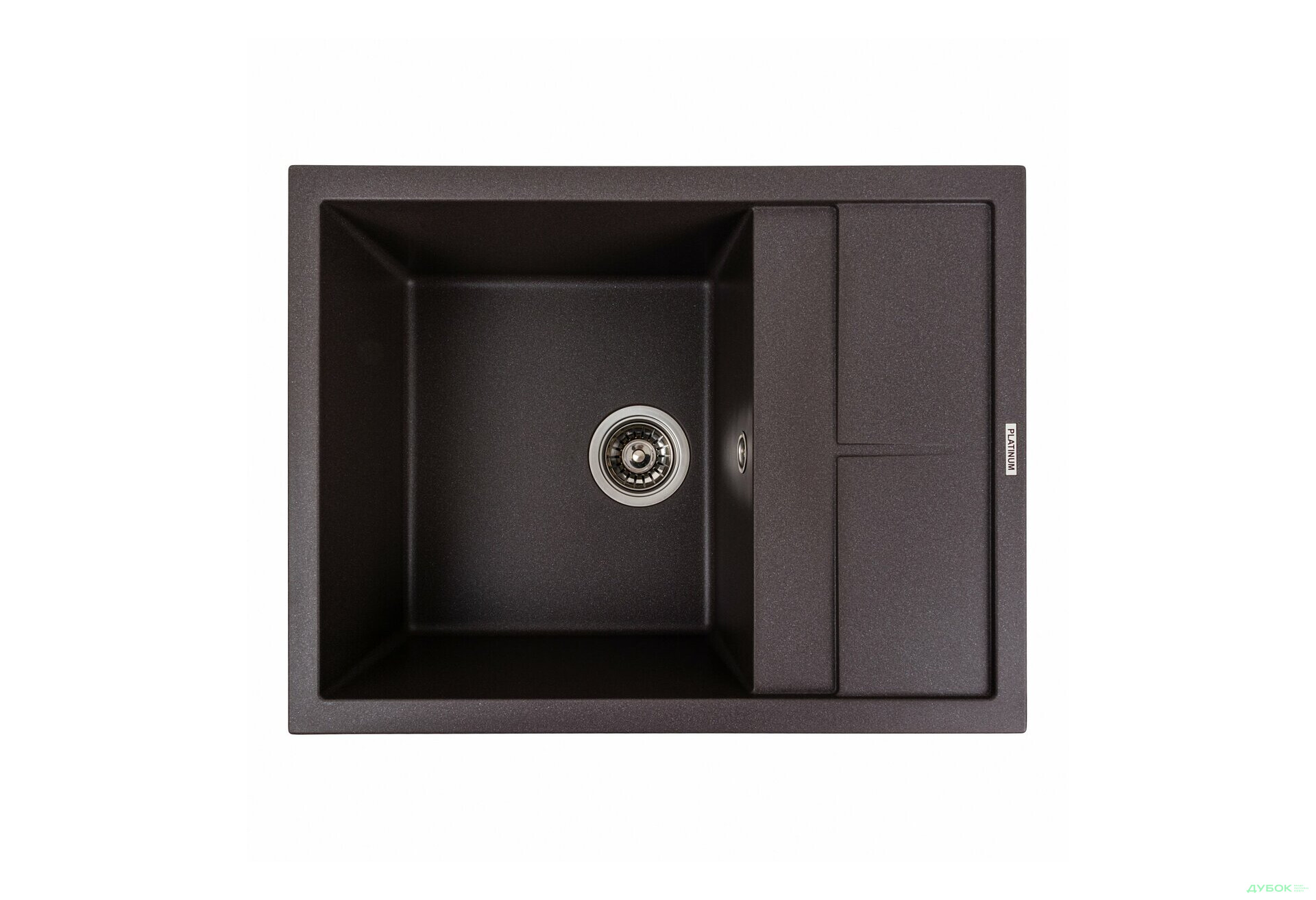 Зображення 6 - Гранітна мийка для кухні Platinum 6550 Lotos матова Platinum