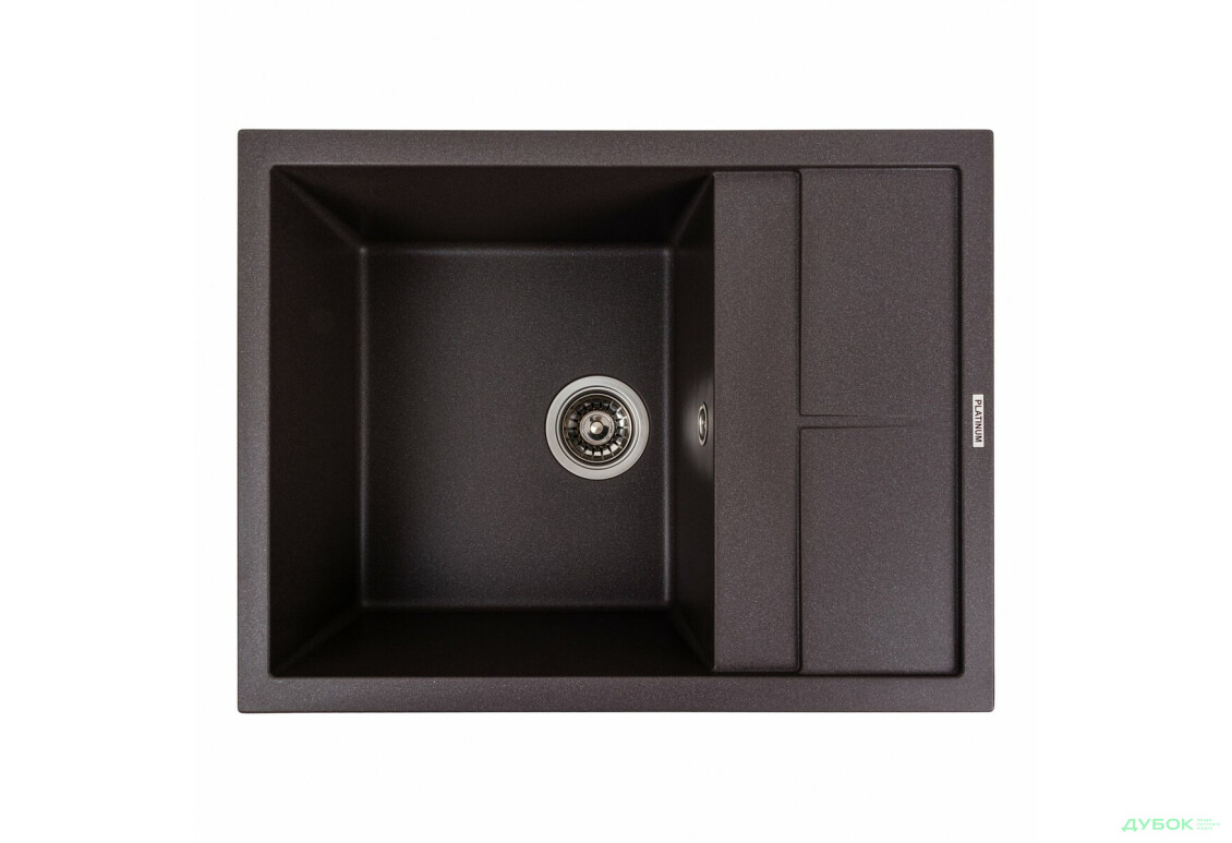 Зображення 6 - Гранітна мийка для кухні Platinum 6550 Lotos матова Platinum