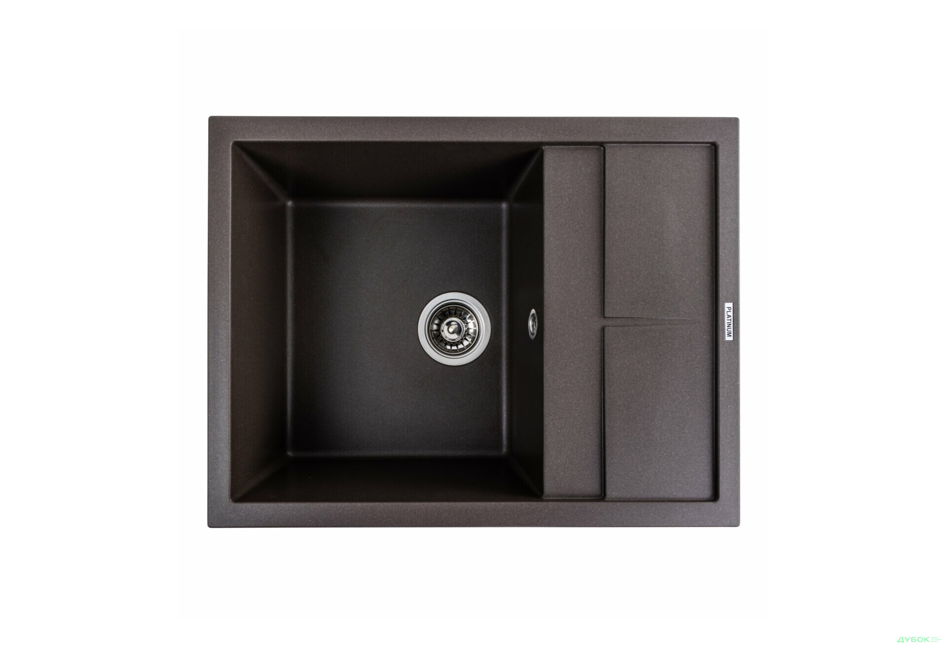 Зображення 8 - Гранітна мийка для кухні Platinum 6550 Lotos матова Platinum