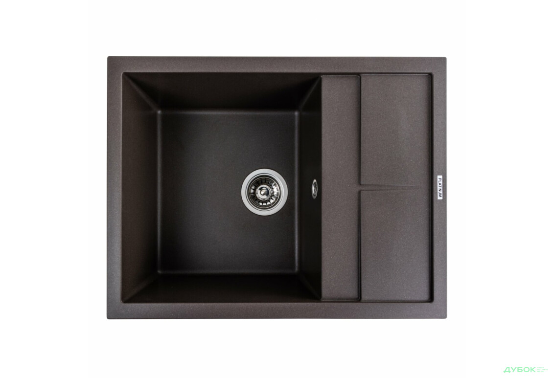 Зображення 8 - Гранітна мийка для кухні Platinum 6550 Lotos матова Platinum