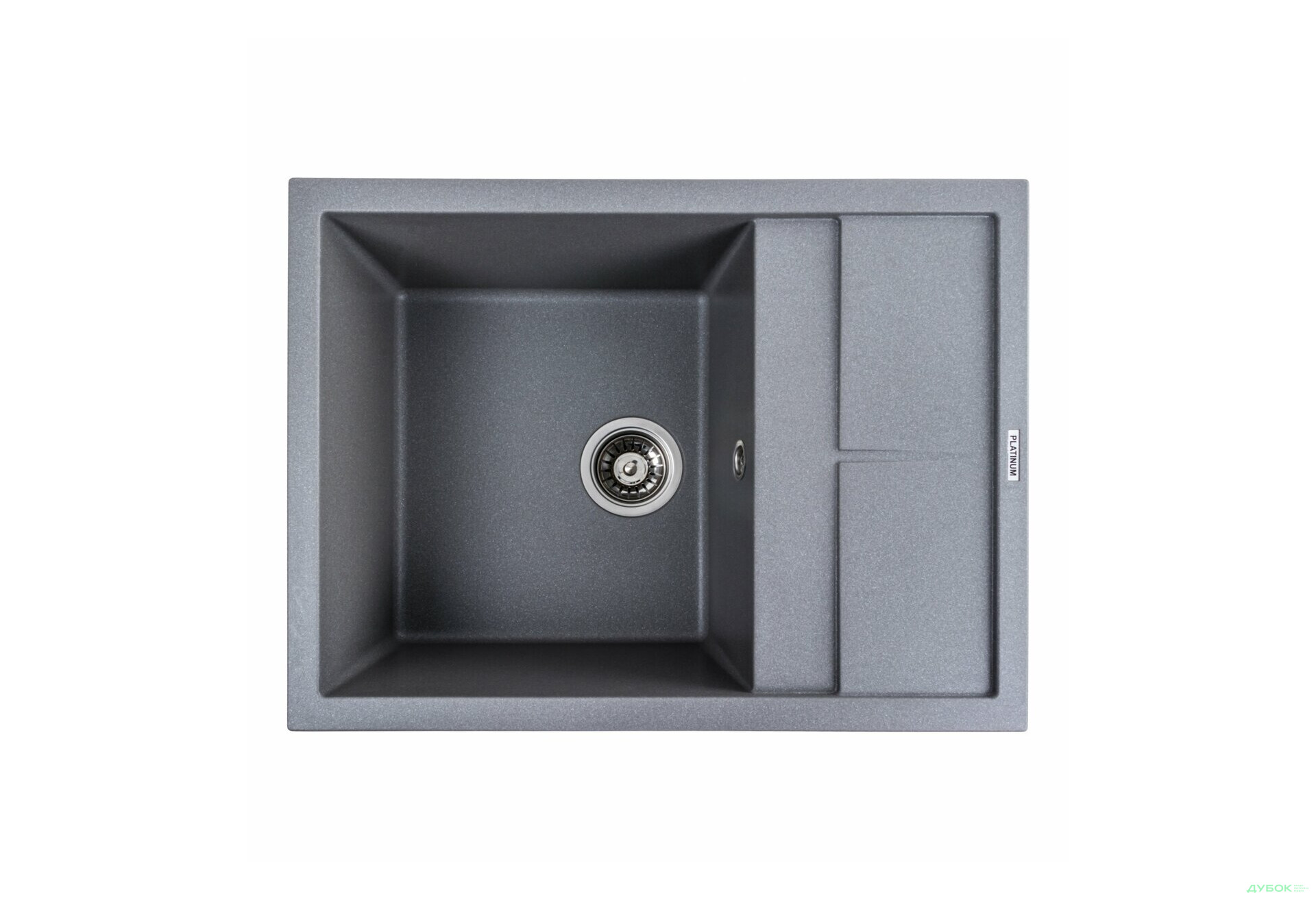 Зображення 9 - Гранітна мийка для кухні Platinum 6550 Lotos матова Platinum