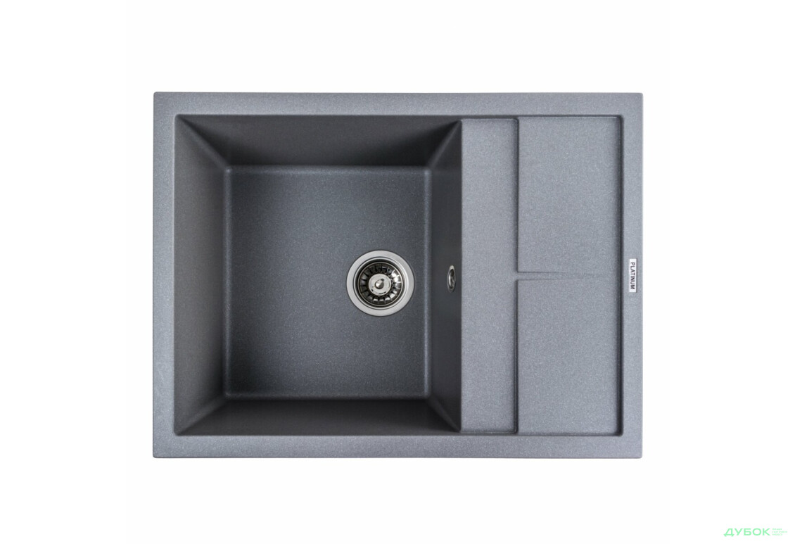 Зображення 9 - Гранітна мийка для кухні Platinum 6550 Lotos матова Platinum